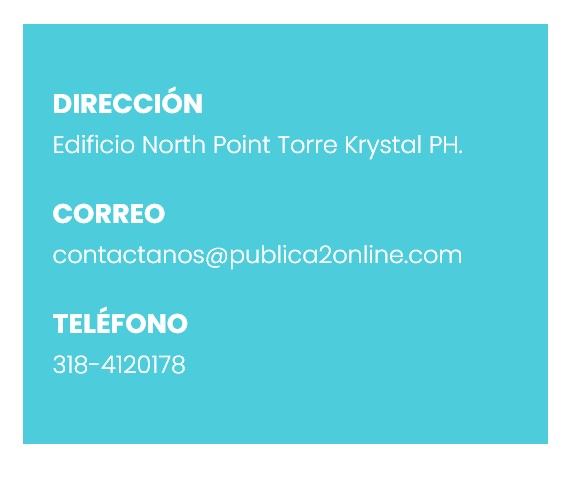 Direccion de contacto Publica2online